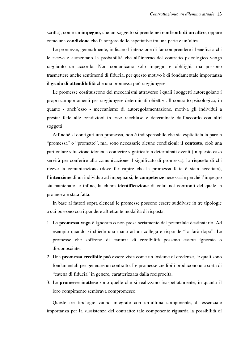 Anteprima della tesi: Il contratto psicologico nelle moderne organizzazioni, Pagina 13