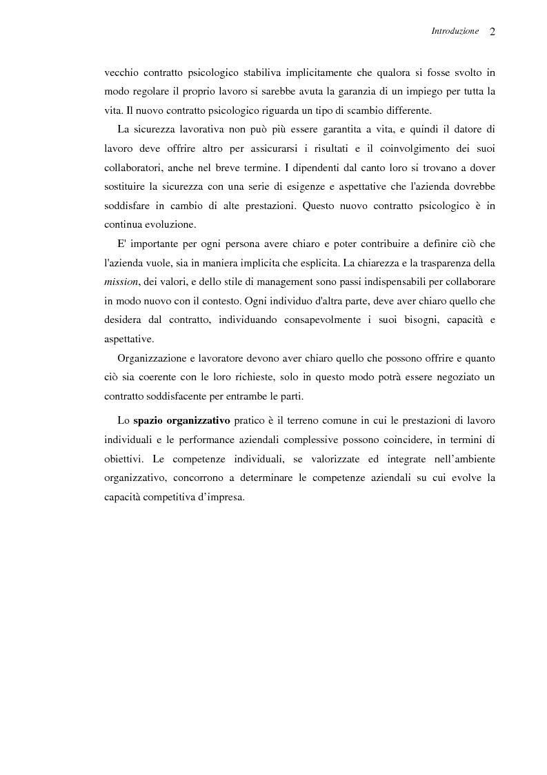 Anteprima della tesi: Il contratto psicologico nelle moderne organizzazioni, Pagina 2