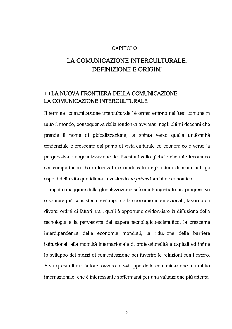 Anteprima della tesi: La comunicazione interculturale nella pubblicità internazionale: il caso Saatchi & Saatchi e il caso Grey Advertising, Pagina 5