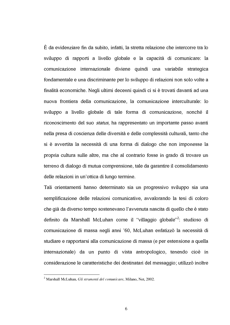 Anteprima della tesi: La comunicazione interculturale nella pubblicità internazionale: il caso Saatchi & Saatchi e il caso Grey Advertising, Pagina 6