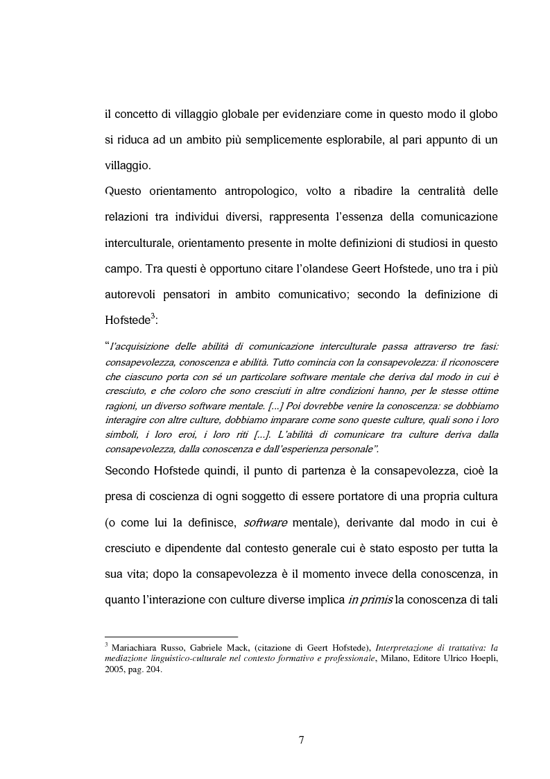 Anteprima della tesi: La comunicazione interculturale nella pubblicità internazionale: il caso Saatchi & Saatchi e il caso Grey Advertising, Pagina 7