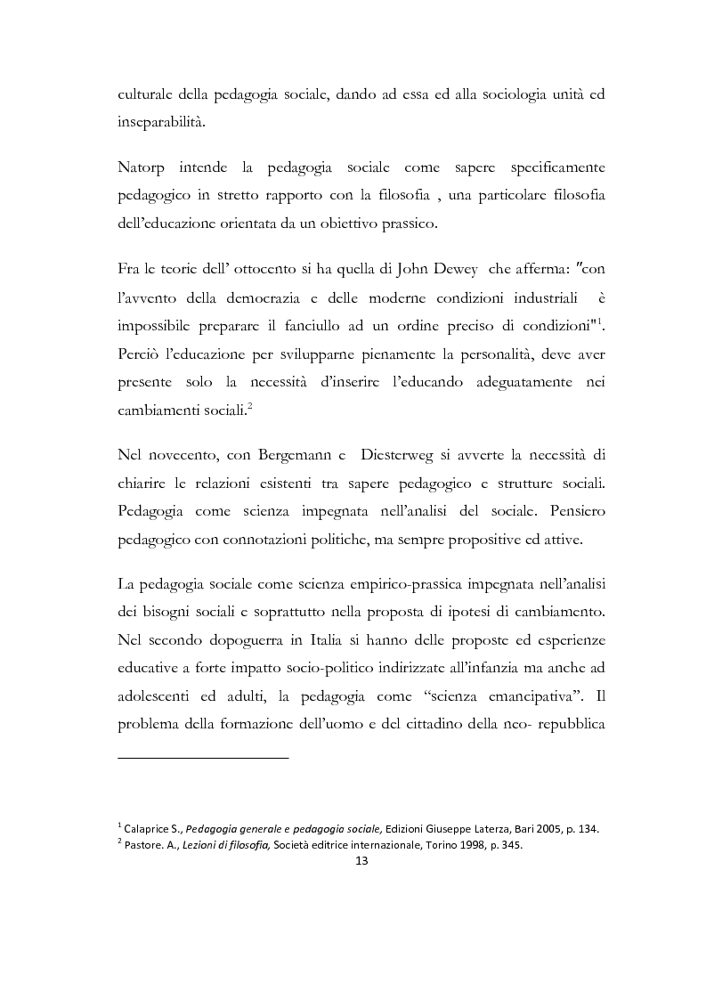 Anteprima della tesi: La formazione delle famiglie affidatarie come nuovo progetto pedagogico di accoglienza, Pagina 9