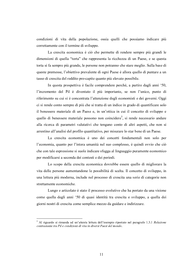 Anteprima della tesi: Analisi dei criteri di misurazione dello sviluppo come libertà, Pagina 7