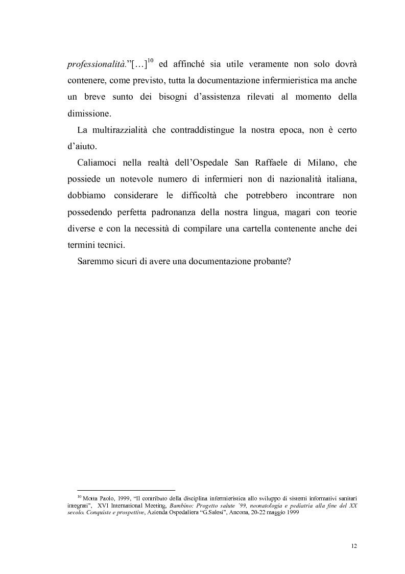Anteprima della tesi: Ruolo dell'infermiere nella dimissione ospedaliera: un'analisi della letteratura, Pagina 9