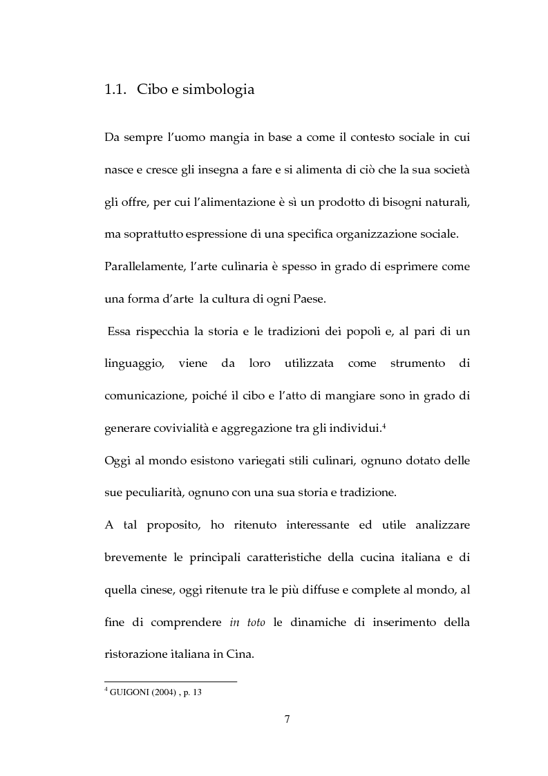Anteprima della tesi: Percezione, target e strategie della ristorazione italiana a Pechino, Pagina 7