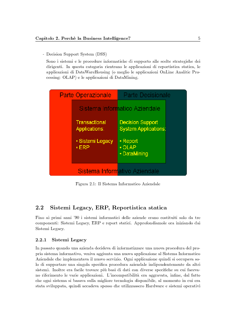 Anteprima della tesi: Problematiche della Business Intelligence, Pagina 4