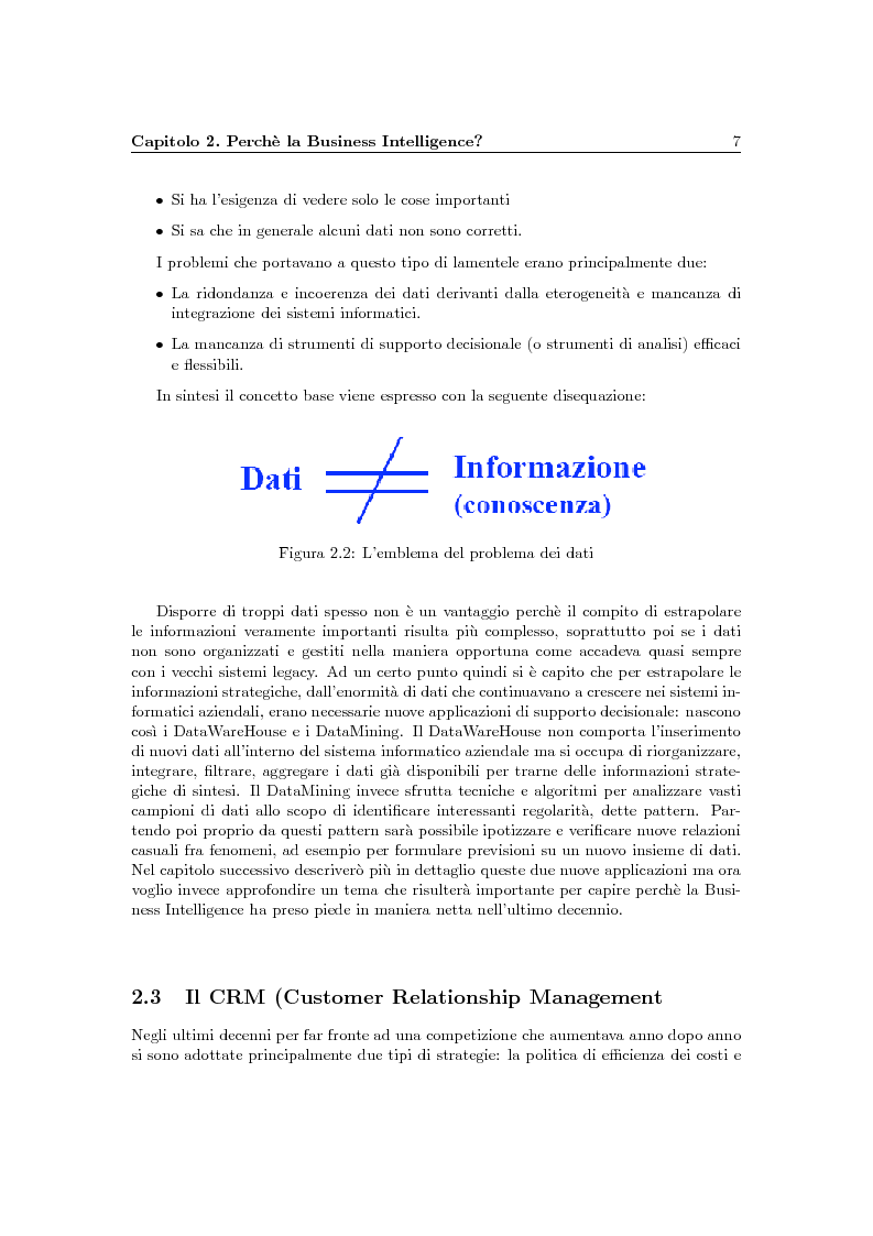 Anteprima della tesi: Problematiche della Business Intelligence, Pagina 6