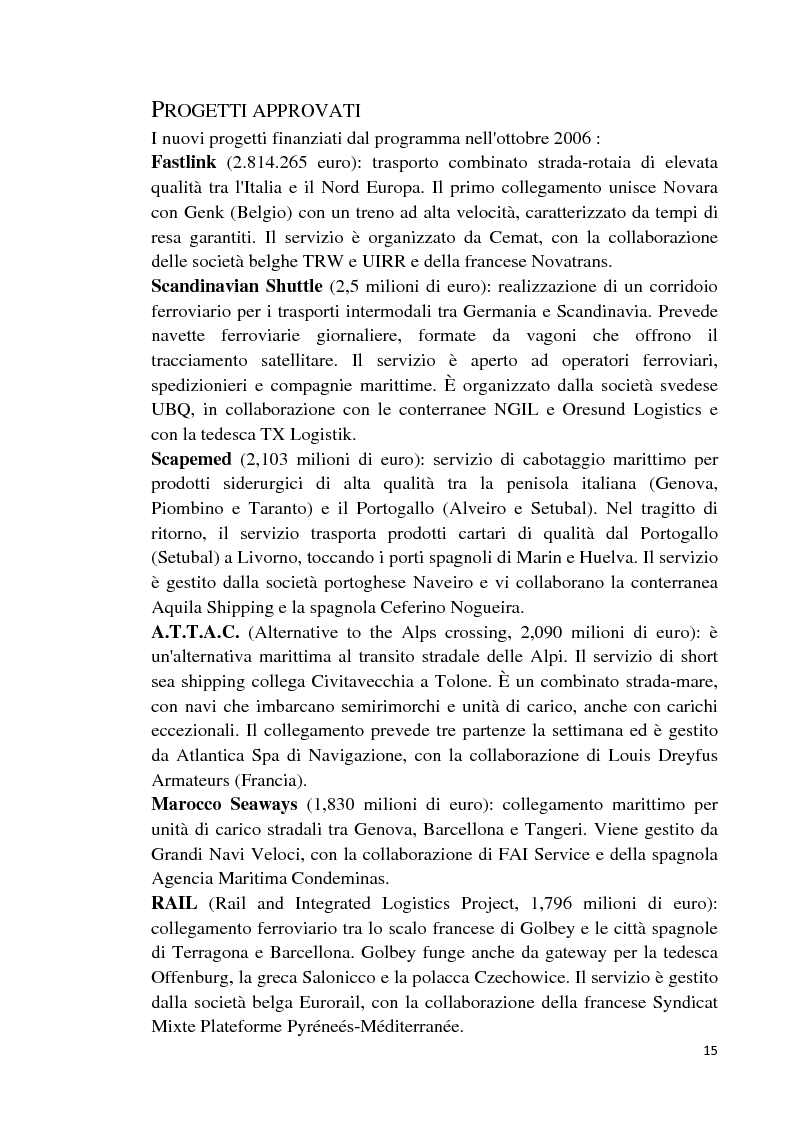 Anteprima della tesi: Studio di fattibilità di un'autostrada del mare in Sardegna, Pagina 12
