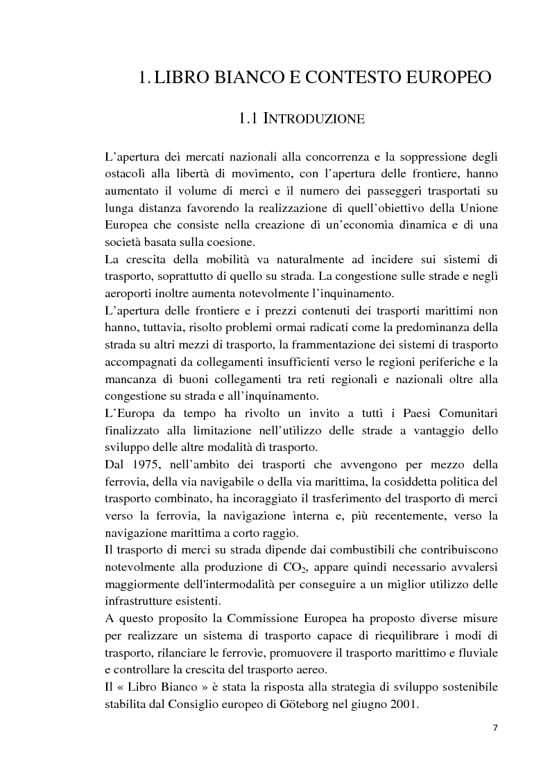 Anteprima della tesi: Studio di fattibilità di un'autostrada del mare in Sardegna, Pagina 4