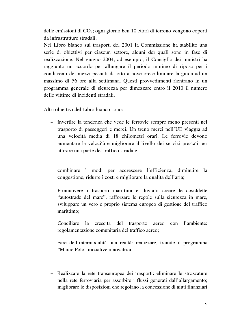 Anteprima della tesi: Studio di fattibilità di un'autostrada del mare in Sardegna, Pagina 6