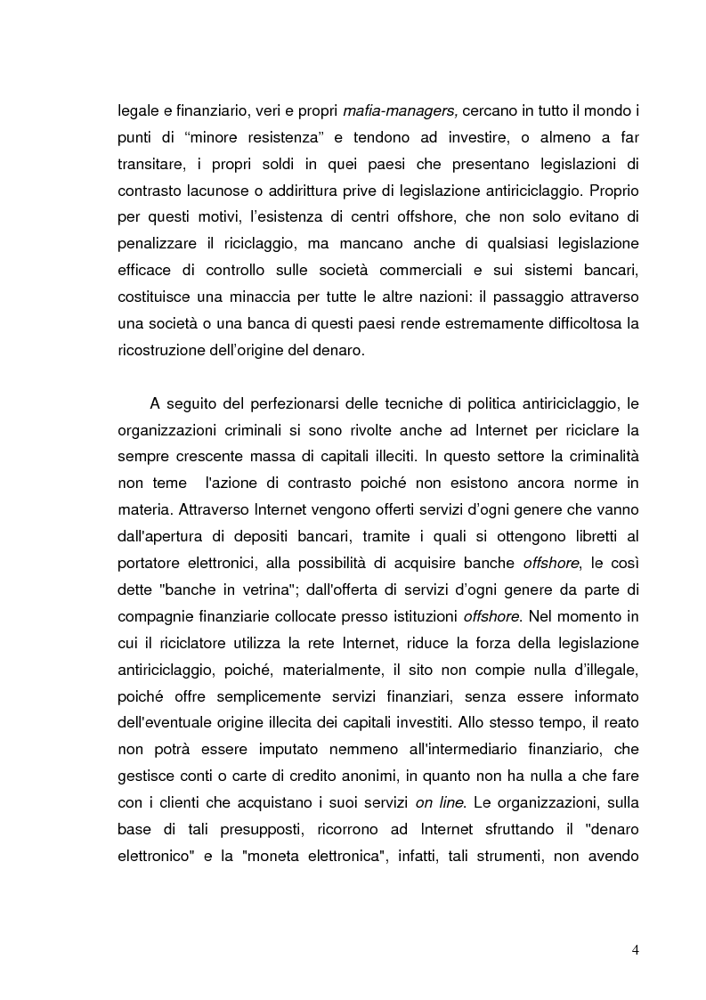 Anteprima della tesi: Italia e Svizzera: parallelo sulle norme antiriciclaggio, Pagina 2