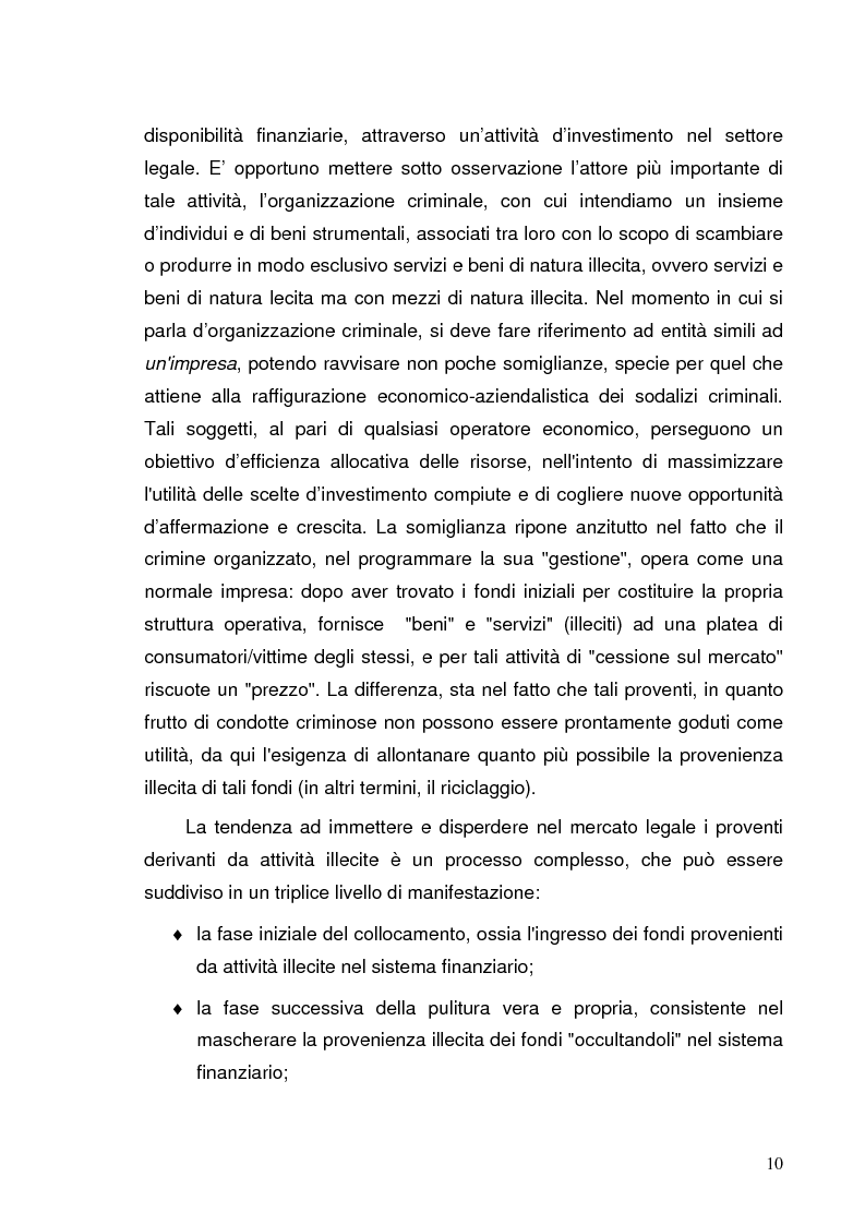 Anteprima della tesi: Italia e Svizzera: parallelo sulle norme antiriciclaggio, Pagina 8