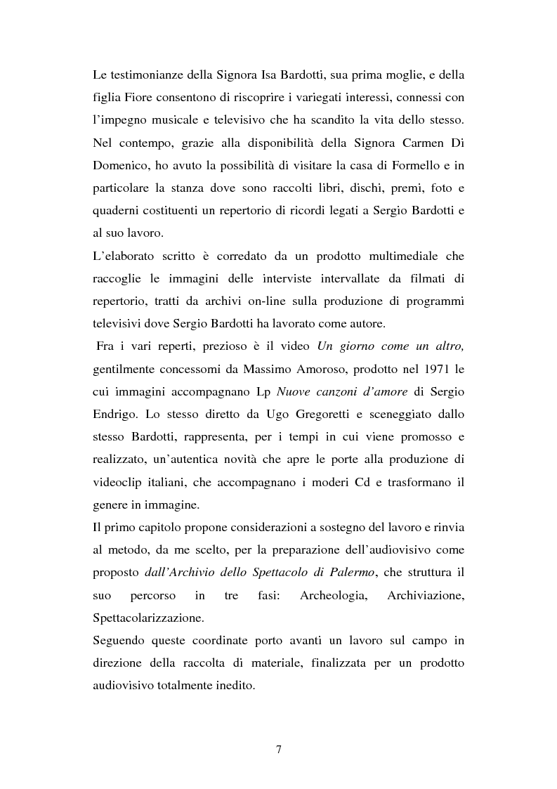 Anteprima della tesi: Sergio Bardotti: una poliedrica esperienza artistica a servizio dello spettacolo, Pagina 3