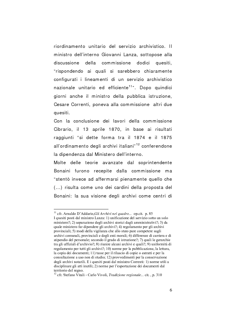 Anteprima della tesi: Strategie di gestione e valorizzazione delle risorse archivistiche locali, Pagina 6