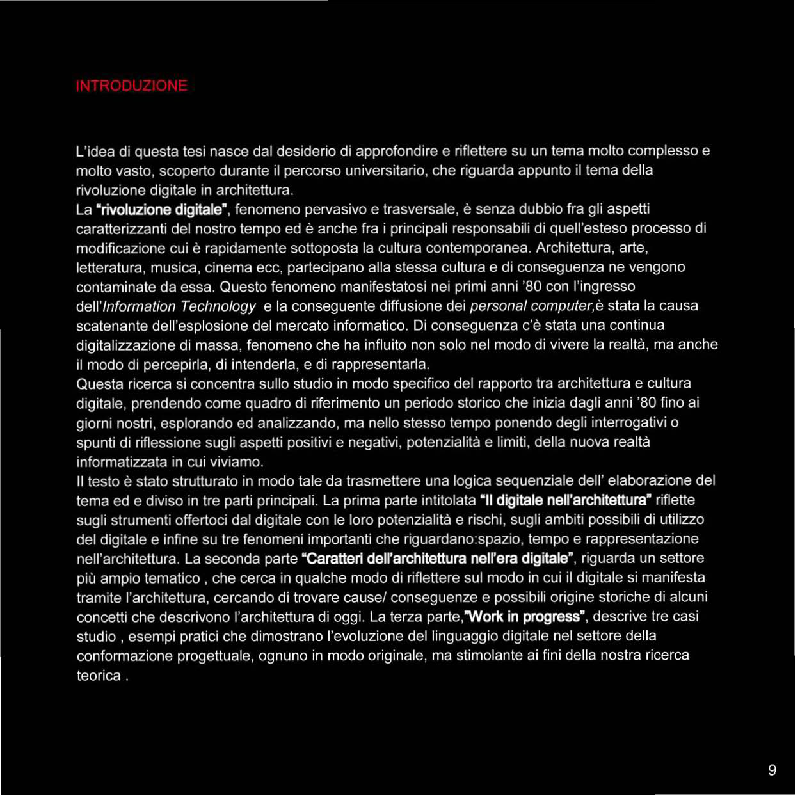 Anteprima della tesi: Sulla rivoluzione digitale in architettura, Pagina 2