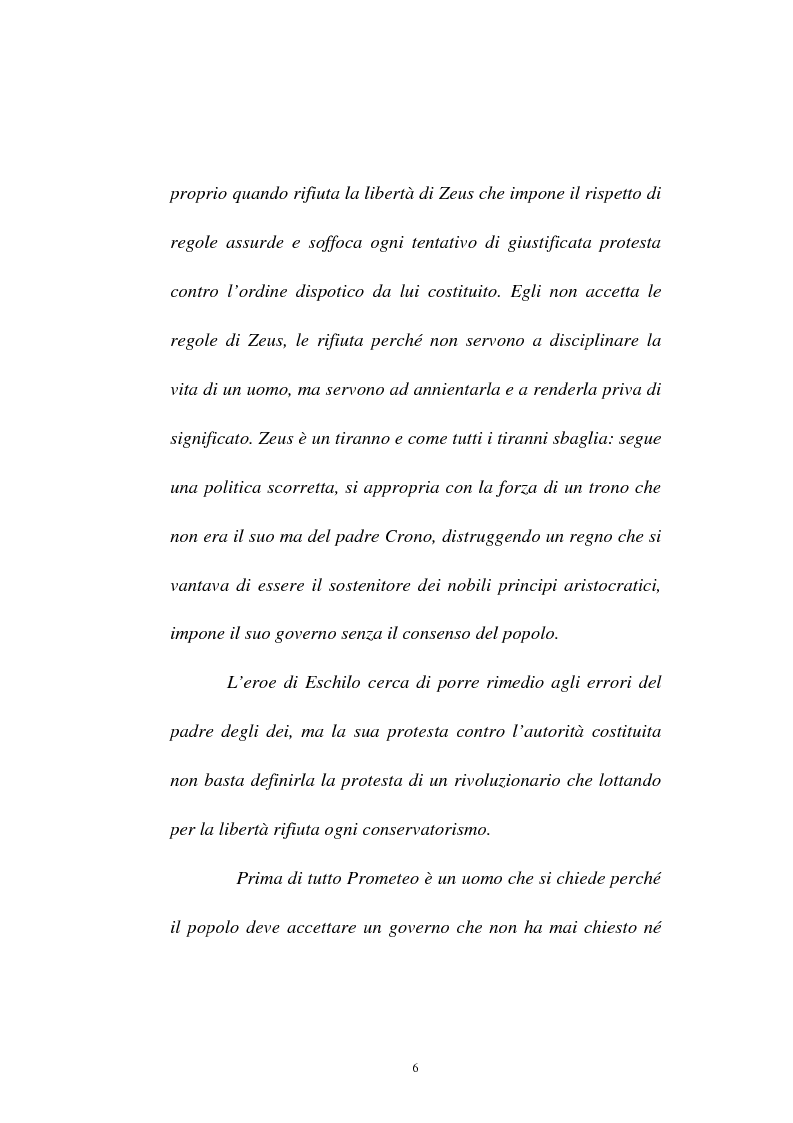 Anteprima della tesi: Elementi simbolico-politici nel ''Prometeo Incatenato'', Pagina 4