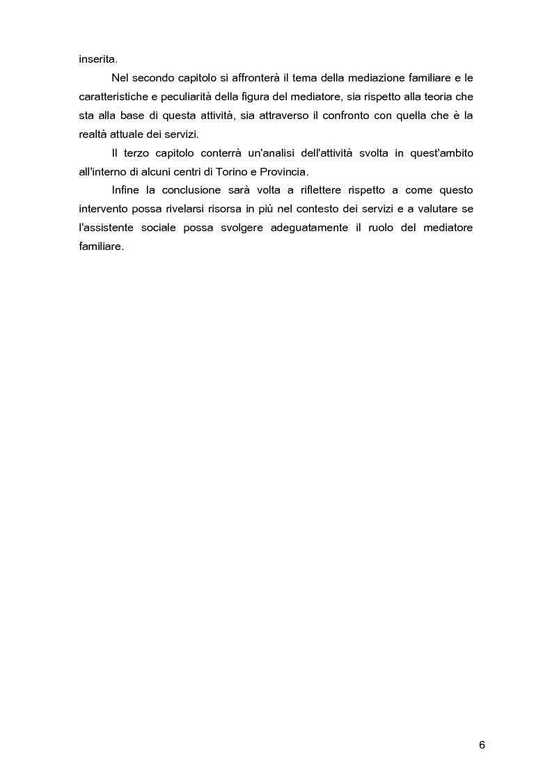 Anteprima della tesi: Due per uno... due! Due genitori per un figlio. Gli aspetti psicologici, sociali e legislativi della separazione e del divorzio e il contributo della mediazione familiare., Pagina 2