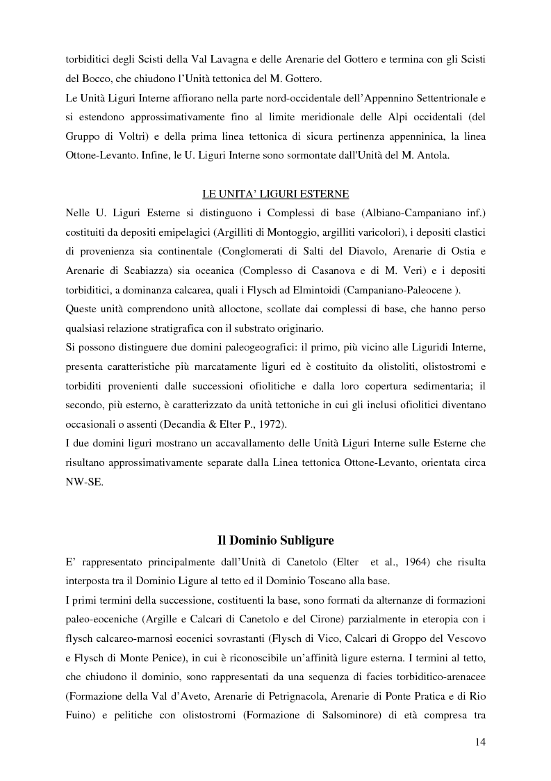 Anteprima della tesi: Indagini mineralogiche per la caratterizzazione della discarica mineraria della miniera di solfuri di ferro e rame di Libiola (Sestri Levante, Genova), Pagina 10