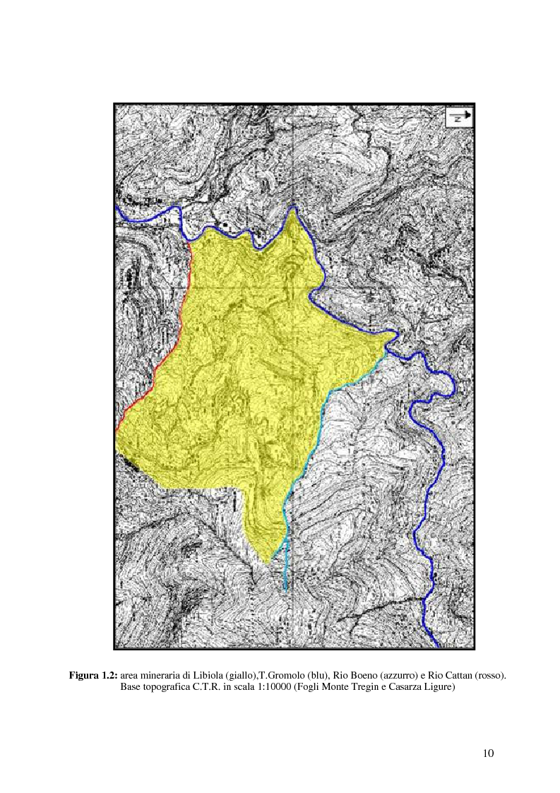 Anteprima della tesi: Indagini mineralogiche per la caratterizzazione della discarica mineraria della miniera di solfuri di ferro e rame di Libiola (Sestri Levante, Genova), Pagina 6