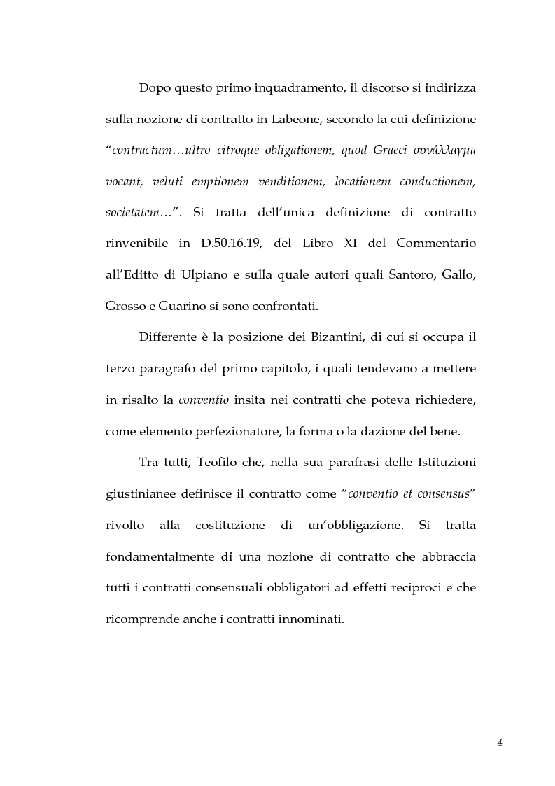 Anteprima della tesi: I contratti atipici nella recente dottrina romanistica, Pagina 2