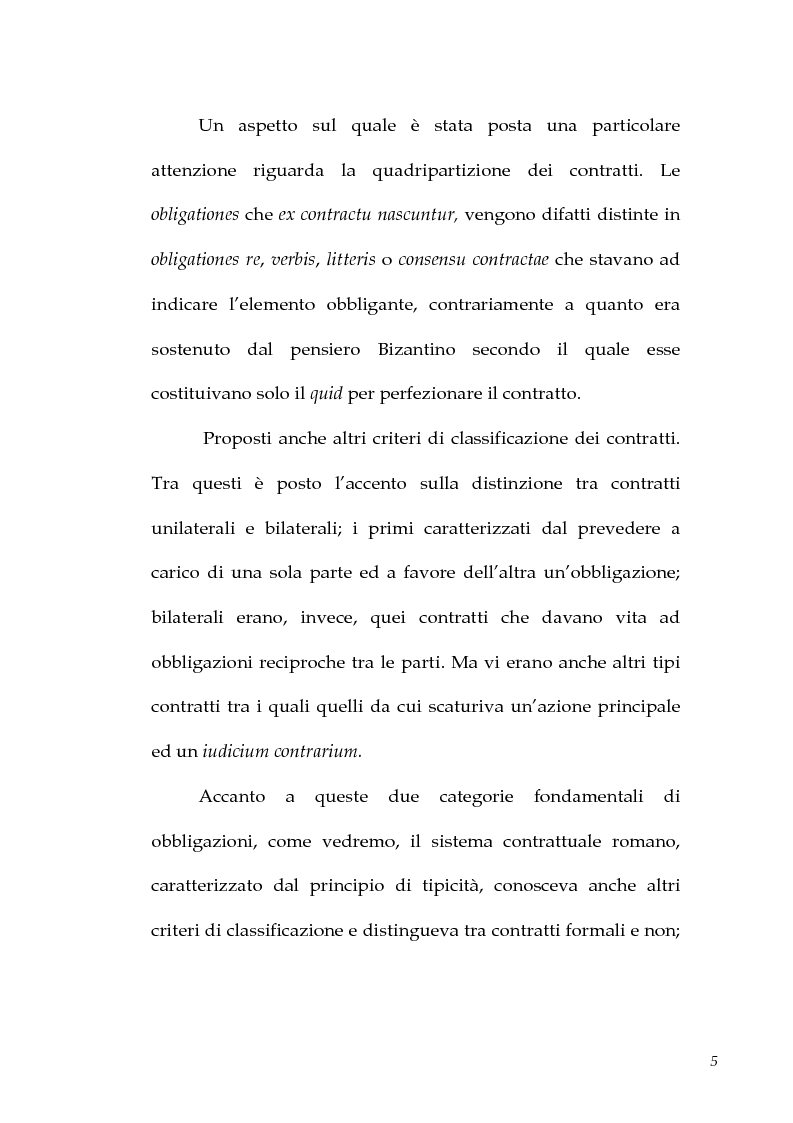 Anteprima della tesi: I contratti atipici nella recente dottrina romanistica, Pagina 3