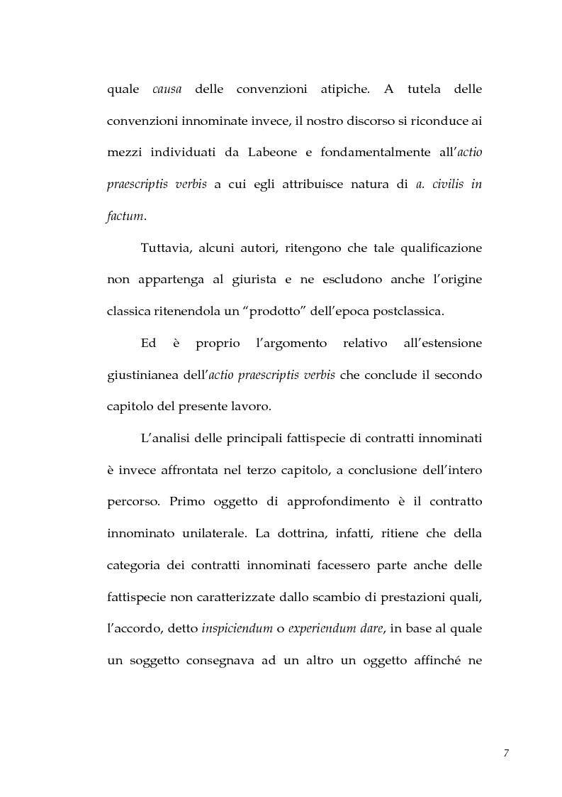 Anteprima della tesi: I contratti atipici nella recente dottrina romanistica, Pagina 5