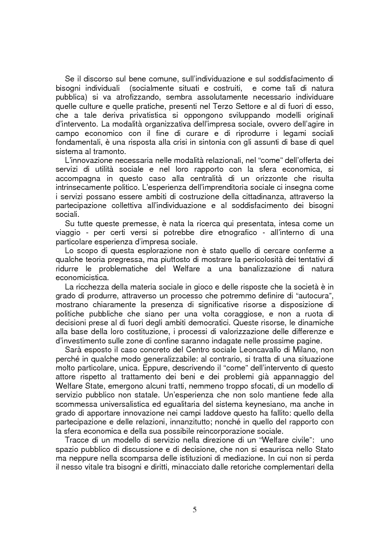 Anteprima della tesi: Leoncavallo: un'impresa per la qualità sociale, Pagina 2