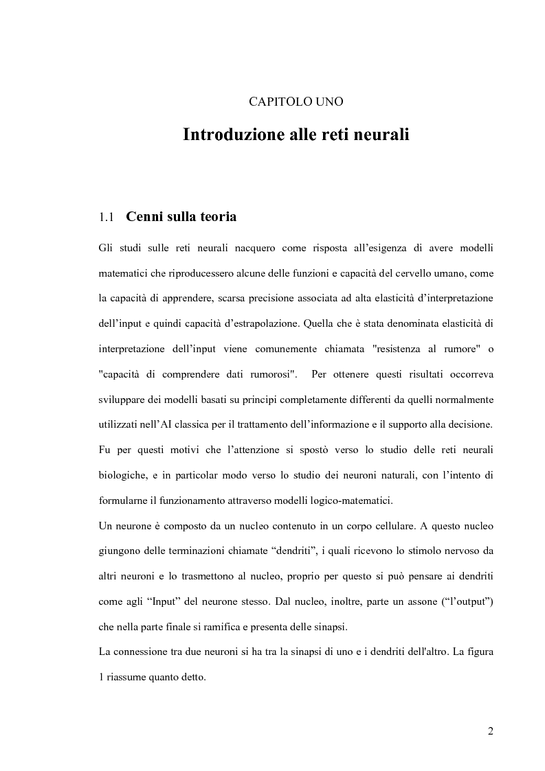 Anteprima della tesi: Tool di interfacciamento Neural Works - Matlab, progettazione e simulazione chip NeuroLAB, Pagina 2
