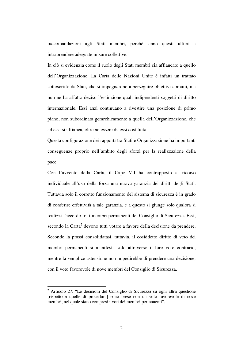 Anteprima della tesi: Il peace-building alla luce della Carta delle Nazioni Unite, Pagina 2