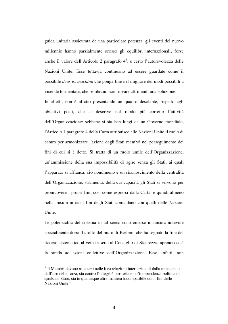 Anteprima della tesi: Il peace-building alla luce della Carta delle Nazioni Unite, Pagina 4