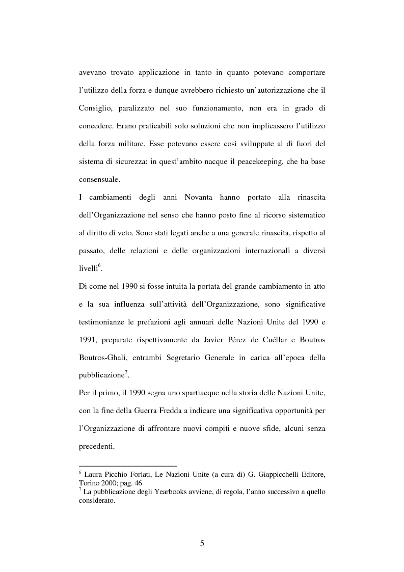 Anteprima della tesi: Il peace-building alla luce della Carta delle Nazioni Unite, Pagina 5