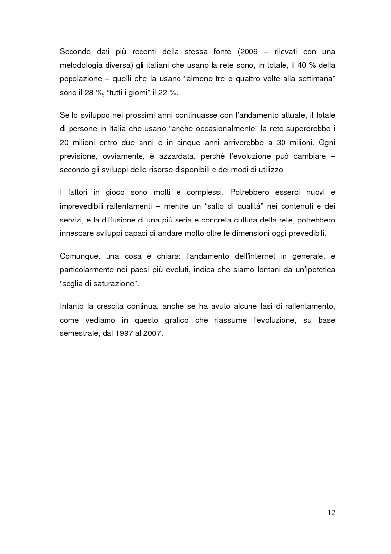 Anteprima della tesi: Il commercio elettronico: definizioni ed analisi ed implicazioni economiche del fenomeno, Pagina 9