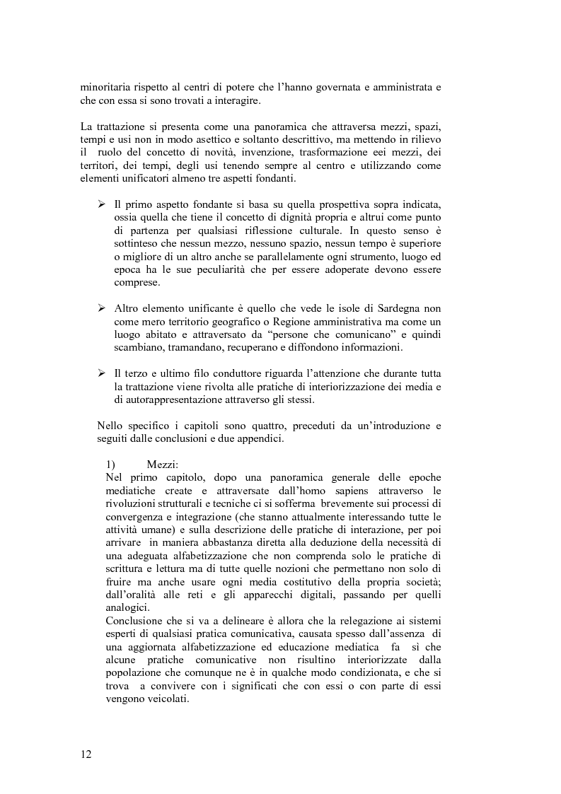 Anteprima della tesi: SARDignità. Interiorizzazioni mediatiche e pratiche autorappresentative in Sardegna., Pagina 2