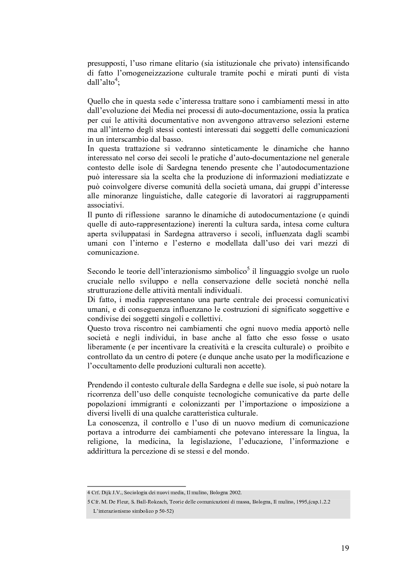 Anteprima della tesi: SARDignità. Interiorizzazioni mediatiche e pratiche autorappresentative in Sardegna., Pagina 9
