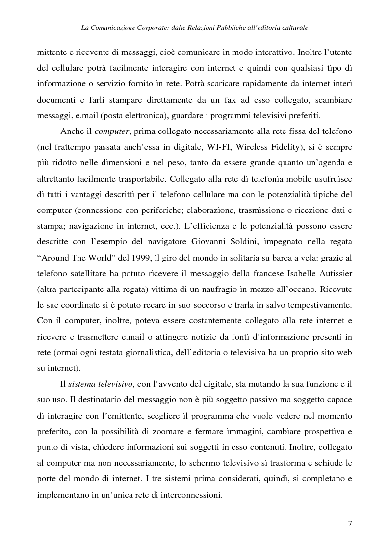 Anteprima della tesi: La comunicazione corporate: dalle relazioni pubbliche all'editoria culturale, Pagina 10
