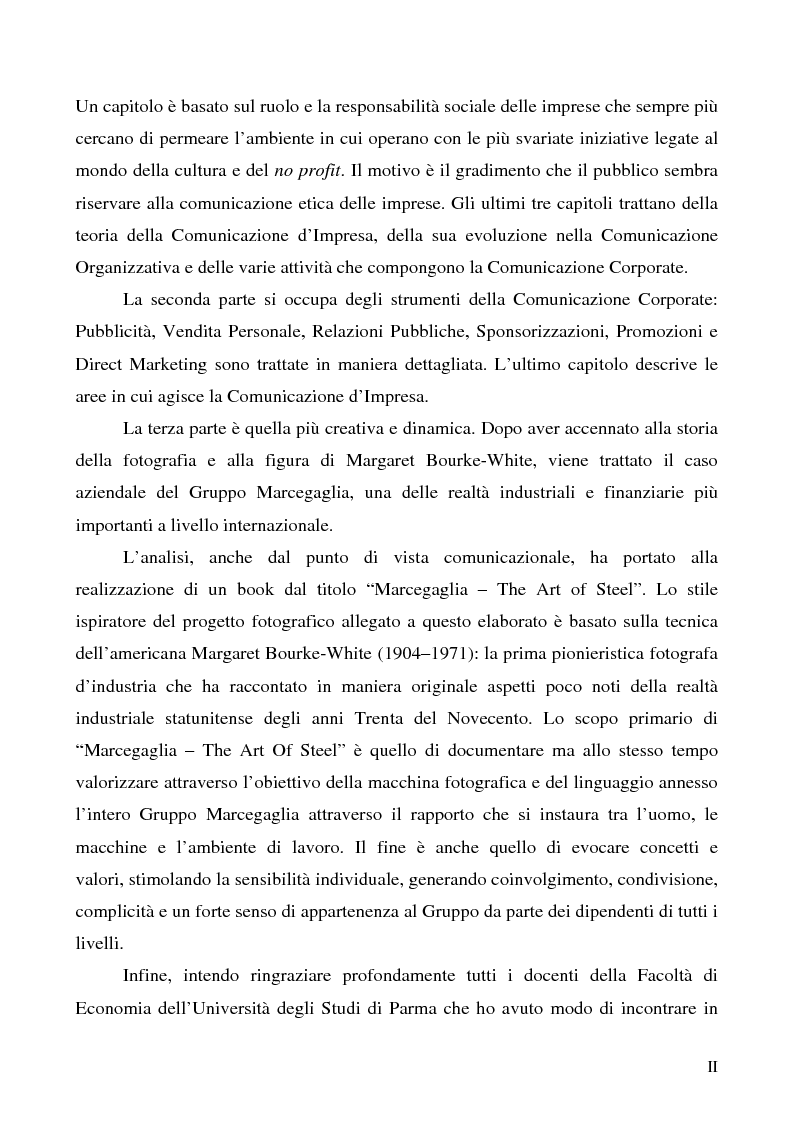 Anteprima della tesi: La comunicazione corporate: dalle relazioni pubbliche all'editoria culturale, Pagina 2