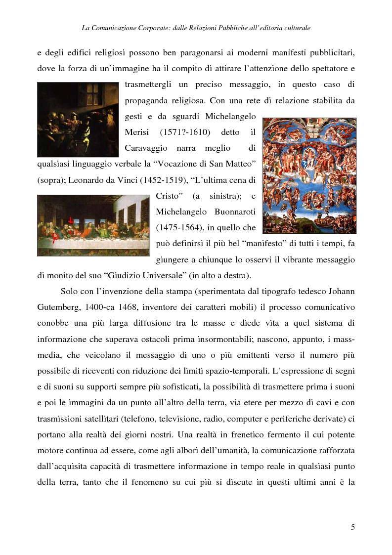 Anteprima della tesi: La comunicazione corporate: dalle relazioni pubbliche all'editoria culturale, Pagina 8
