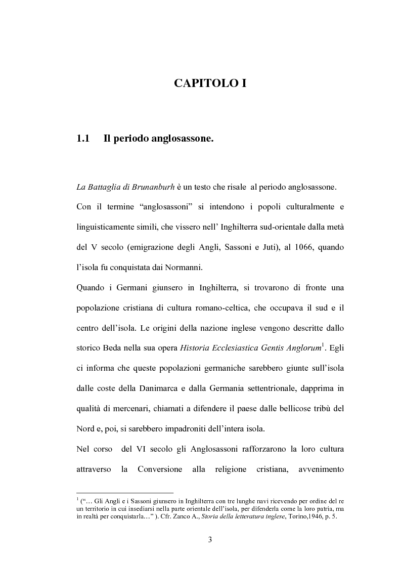 Anteprima della tesi: La battaglia di Brunanburh, Pagina 2