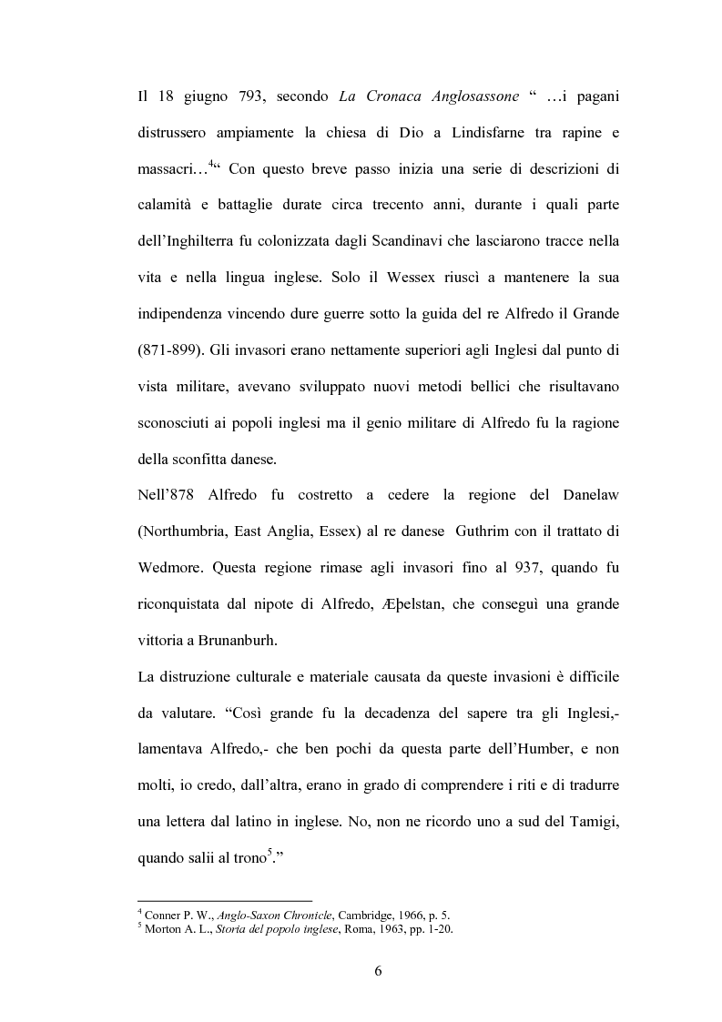 Anteprima della tesi: La battaglia di Brunanburh, Pagina 5