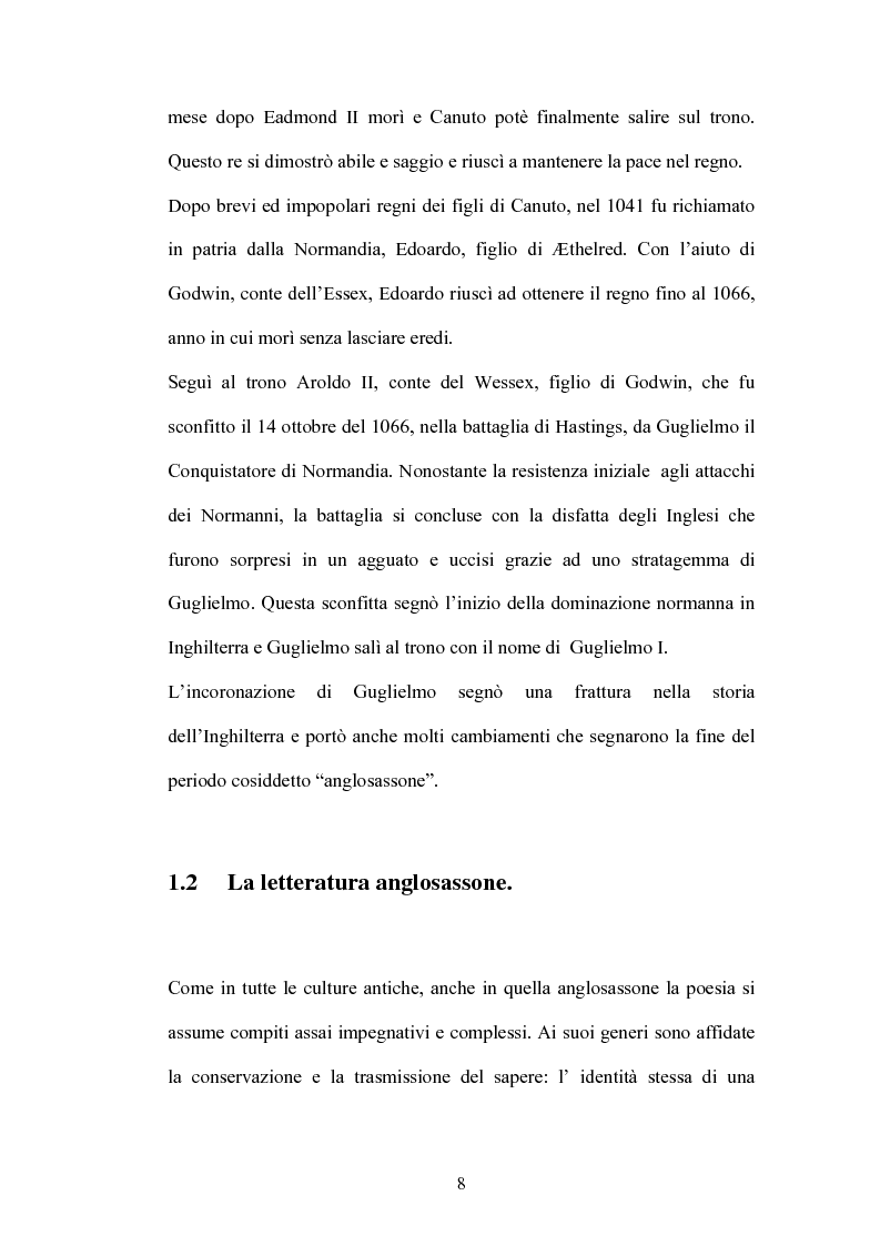 Anteprima della tesi: La battaglia di Brunanburh, Pagina 7