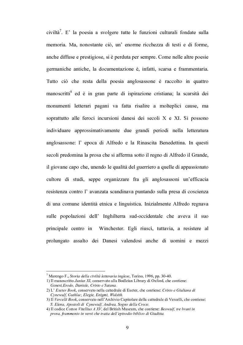 Anteprima della tesi: La battaglia di Brunanburh, Pagina 8
