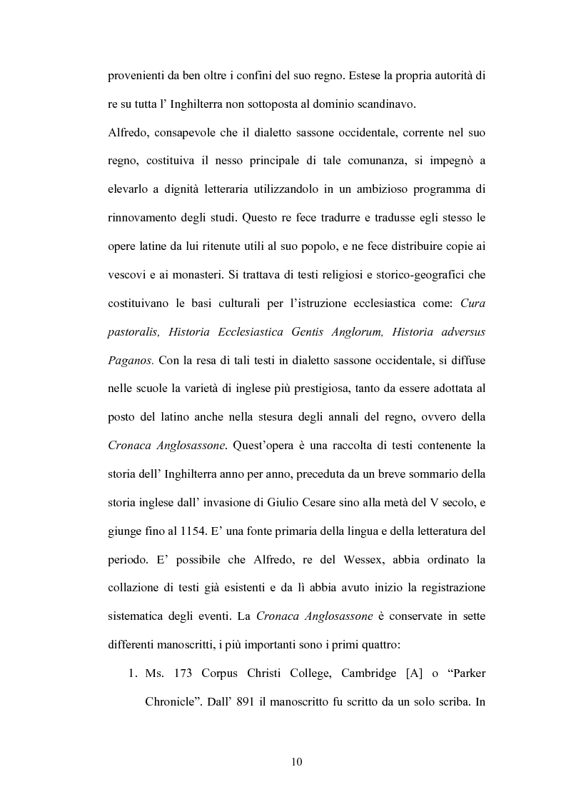 Anteprima della tesi: La battaglia di Brunanburh, Pagina 9