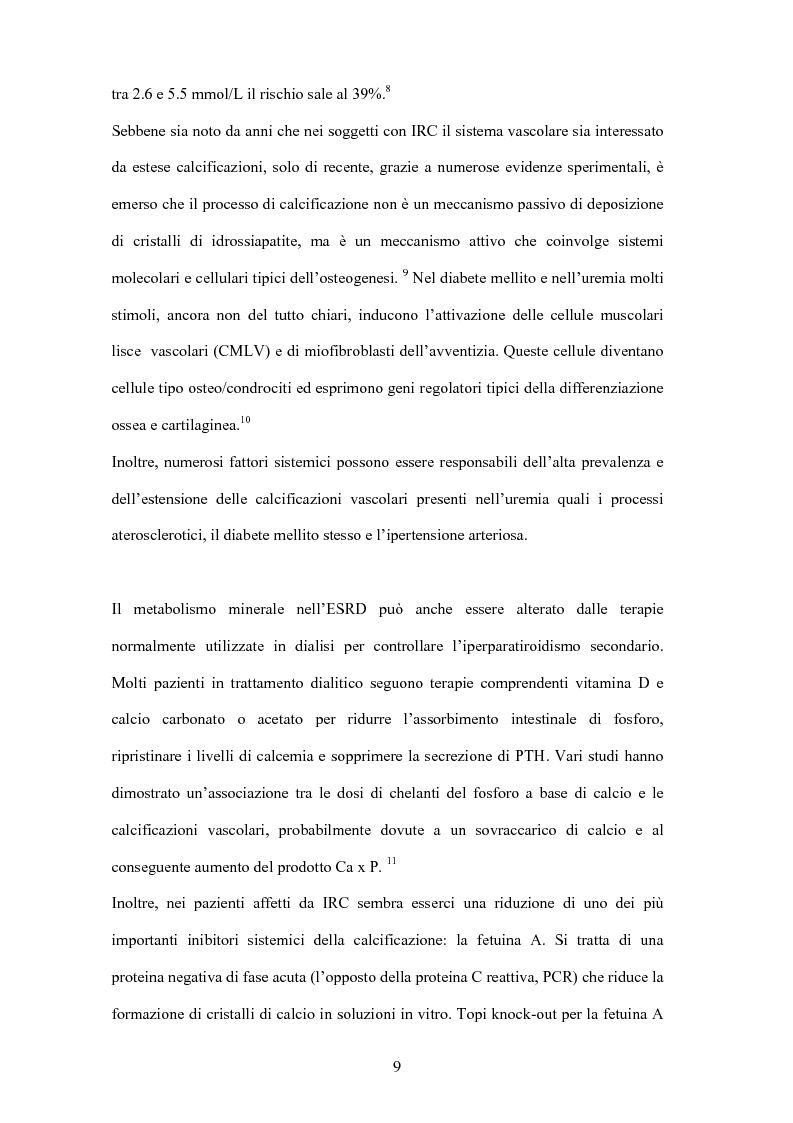 Anteprima della tesi: Il mantenimento della funzione renale residua influenza l’outcome dei pazienti in emodialisi?, Pagina 7