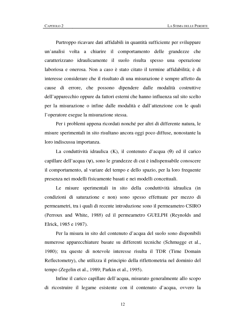 Anteprima della tesi: Sulla rappresentazione geometrica di piccoli bacini idrografici, Pagina 12