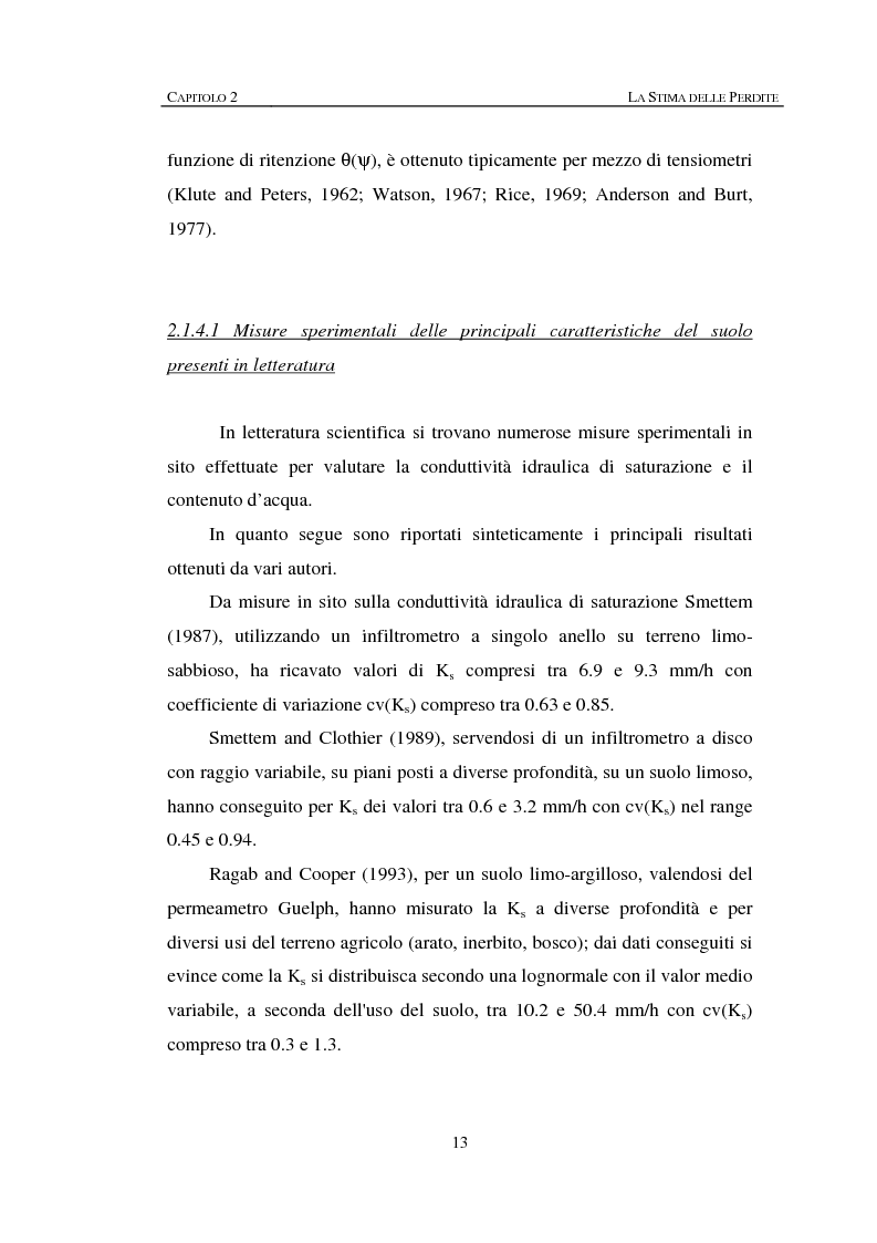 Anteprima della tesi: Sulla rappresentazione geometrica di piccoli bacini idrografici, Pagina 13
