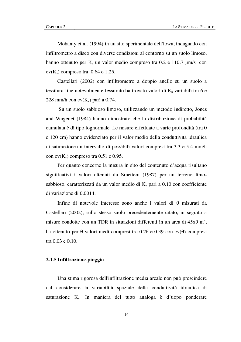 Anteprima della tesi: Sulla rappresentazione geometrica di piccoli bacini idrografici, Pagina 14