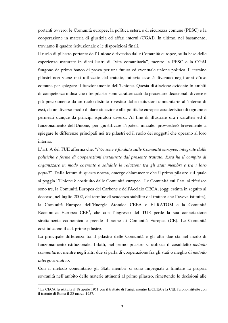 Anteprima della tesi: La Politica Europea di Sicurezza e di Difesa. Dal fallimento della CED al trattato di Lisbona e prospettive di evoluzione., Pagina 3