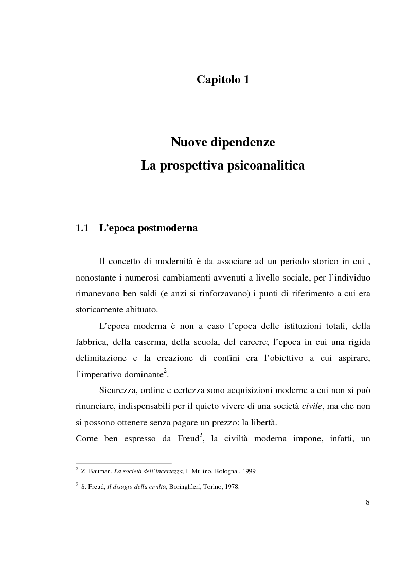 Anteprima della tesi: Shopping compulsivo e gioco d'azzardo - Dinamiche psicologiche di due nuove dipendenze, Pagina 4