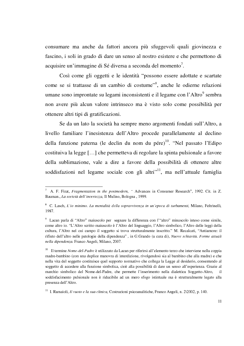 Anteprima della tesi: Shopping compulsivo e gioco d'azzardo - Dinamiche psicologiche di due nuove dipendenze, Pagina 7