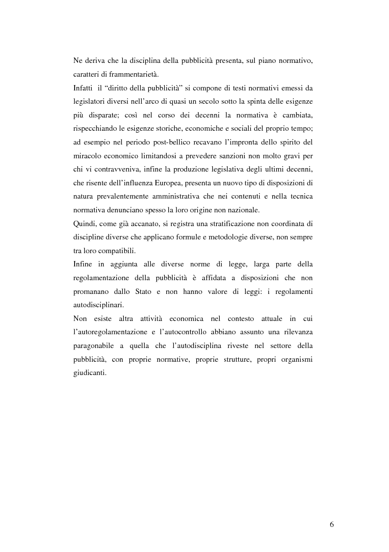Anteprima della tesi: Codice della comunicazione commerciale, Pagina 4